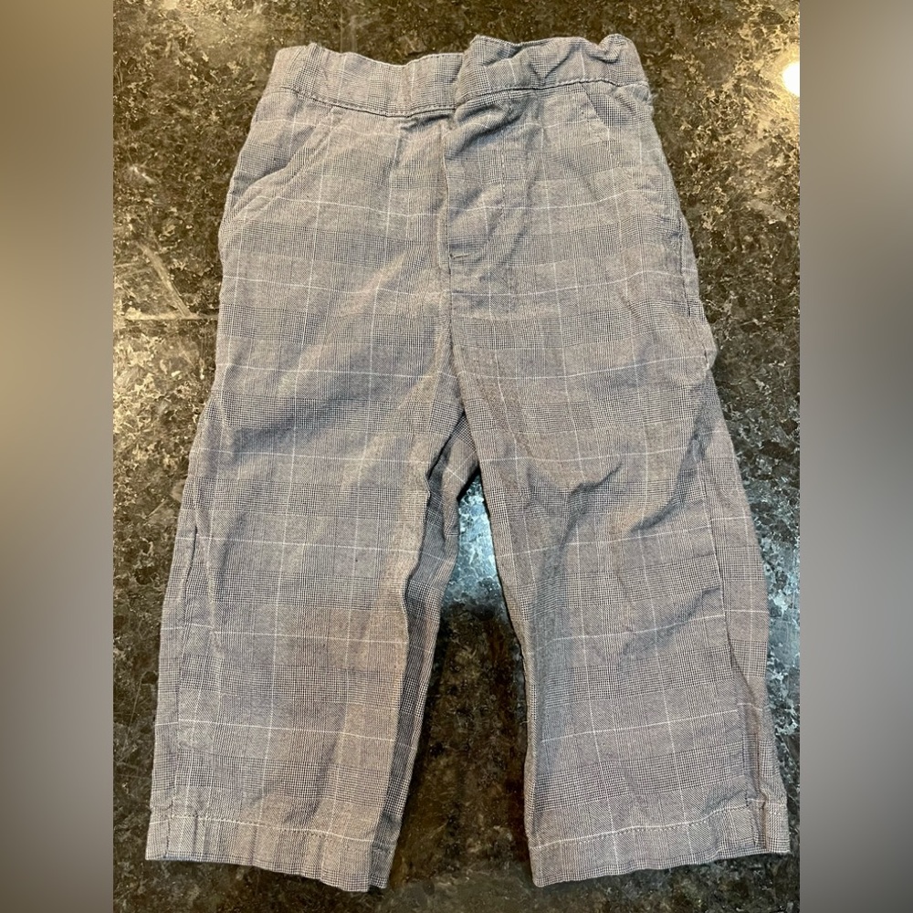 boys gray dress pants - 12 months